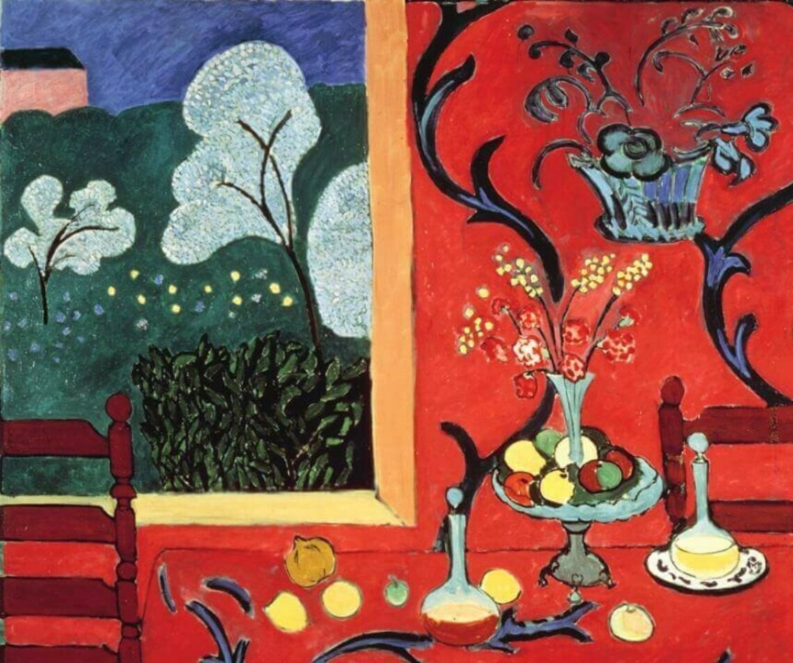Henri Matisse Armonia In Rosso tagliata