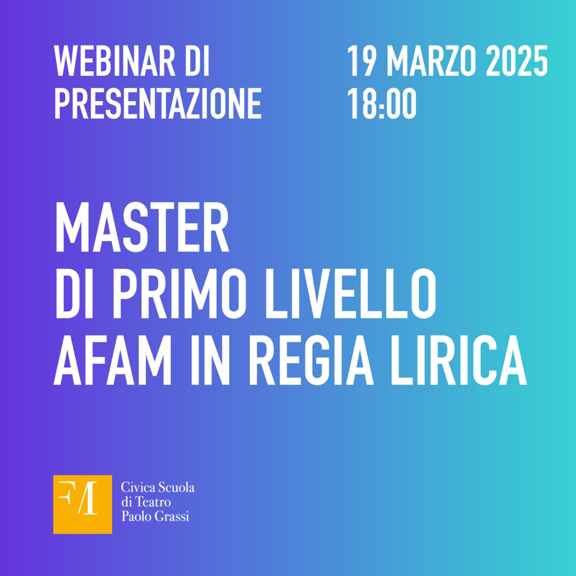 Webinar master regia lirica 2025 nuova