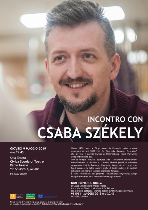 Thumbnail Locandina Incontro Csaba Szekely 9Maggio19