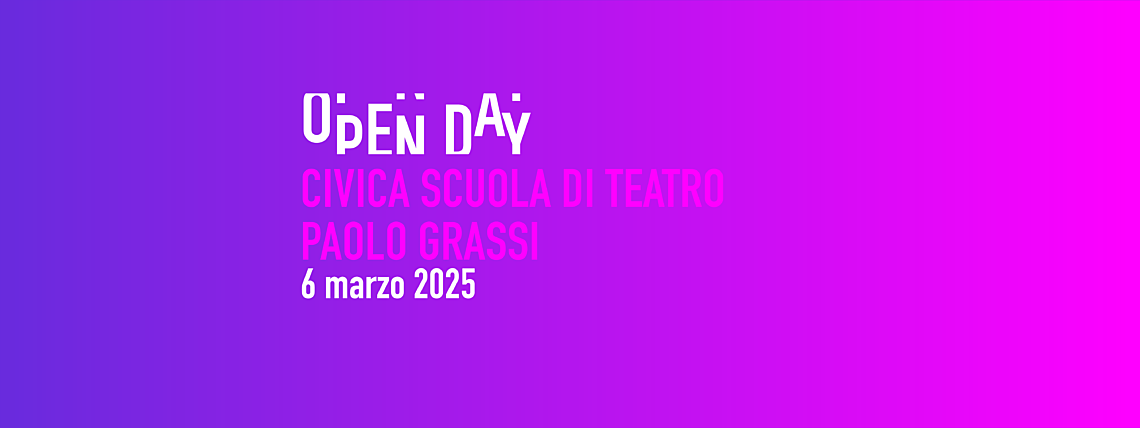 Open Day Corsi 2025 TEATRO